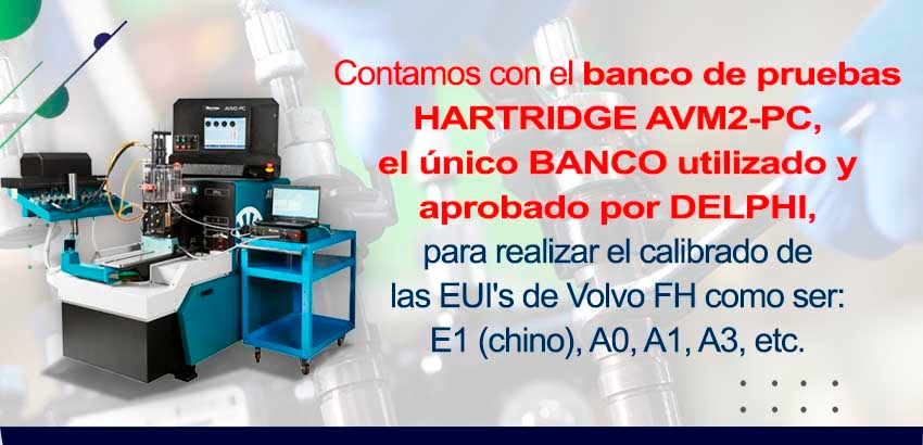 Banco de pruebas HARTRIDGE